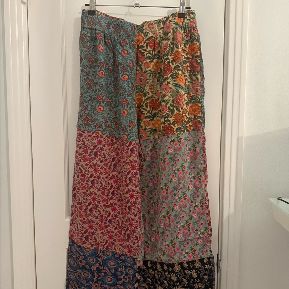 NATURAL LIFE Colorful Patchwork Pants